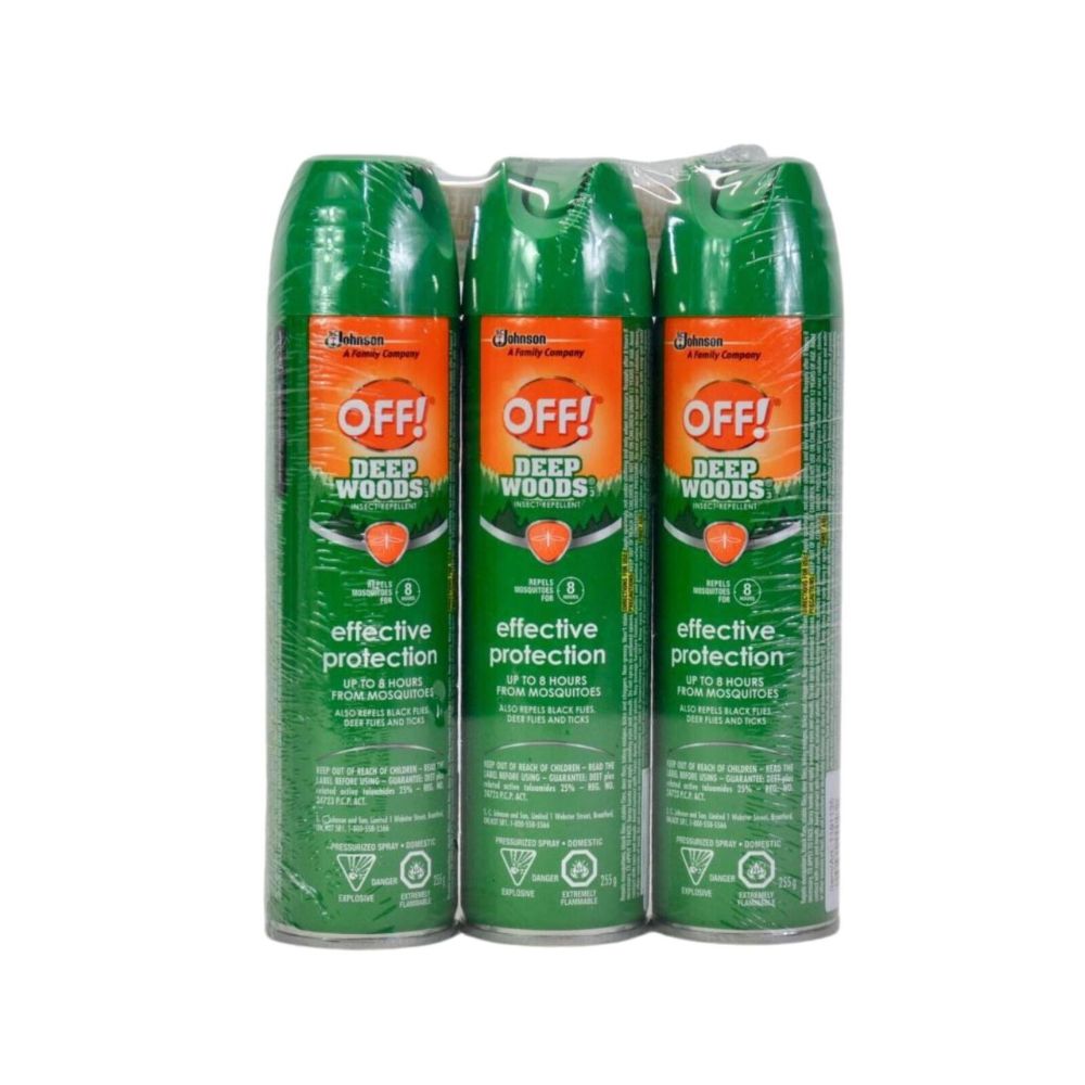 Johnson - Régions sauvages insectifuge aérosol Spray 3 Pack x 255 g