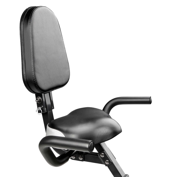 Marcy Foldable Exercise Bike with High Back Seat