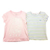 Roxy - Chandail à manches courtes pour enfants, paquet de 2
