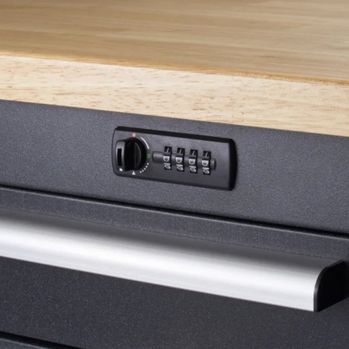 Trinity - Trinity 48 in rolling workbench with 8 drawers and combination lock
