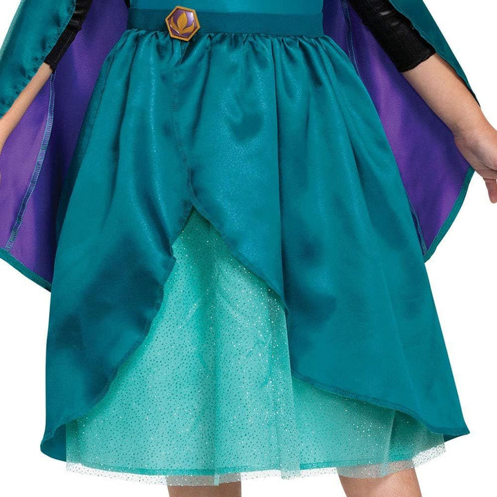 Disguise - Costume Anna pour fille, tenue classique officielle Disney La Reine des Neiges 2, robe et cape