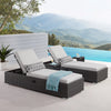 Sirio - Ensemble de chaises longues de patio Niko, 4 pièces