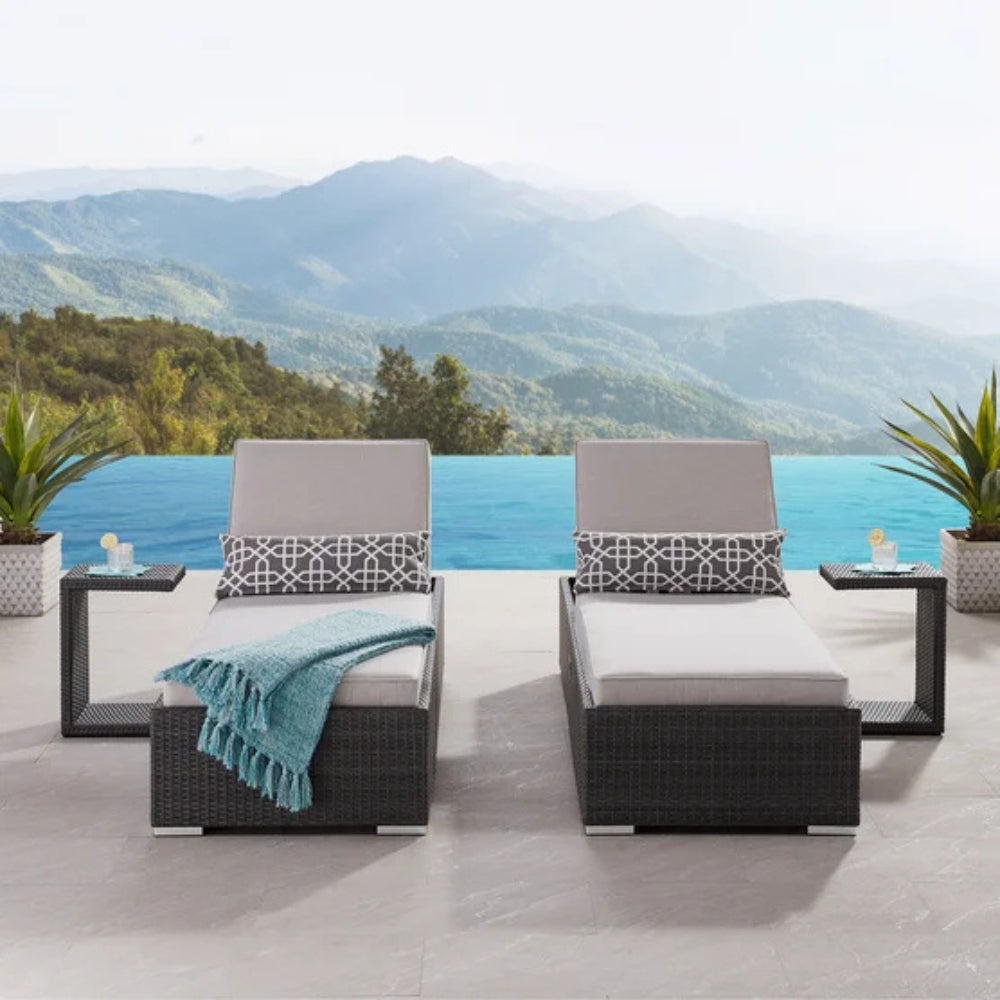 Sirio - Niko Patio Lounge Chair Set, 4 Pieces