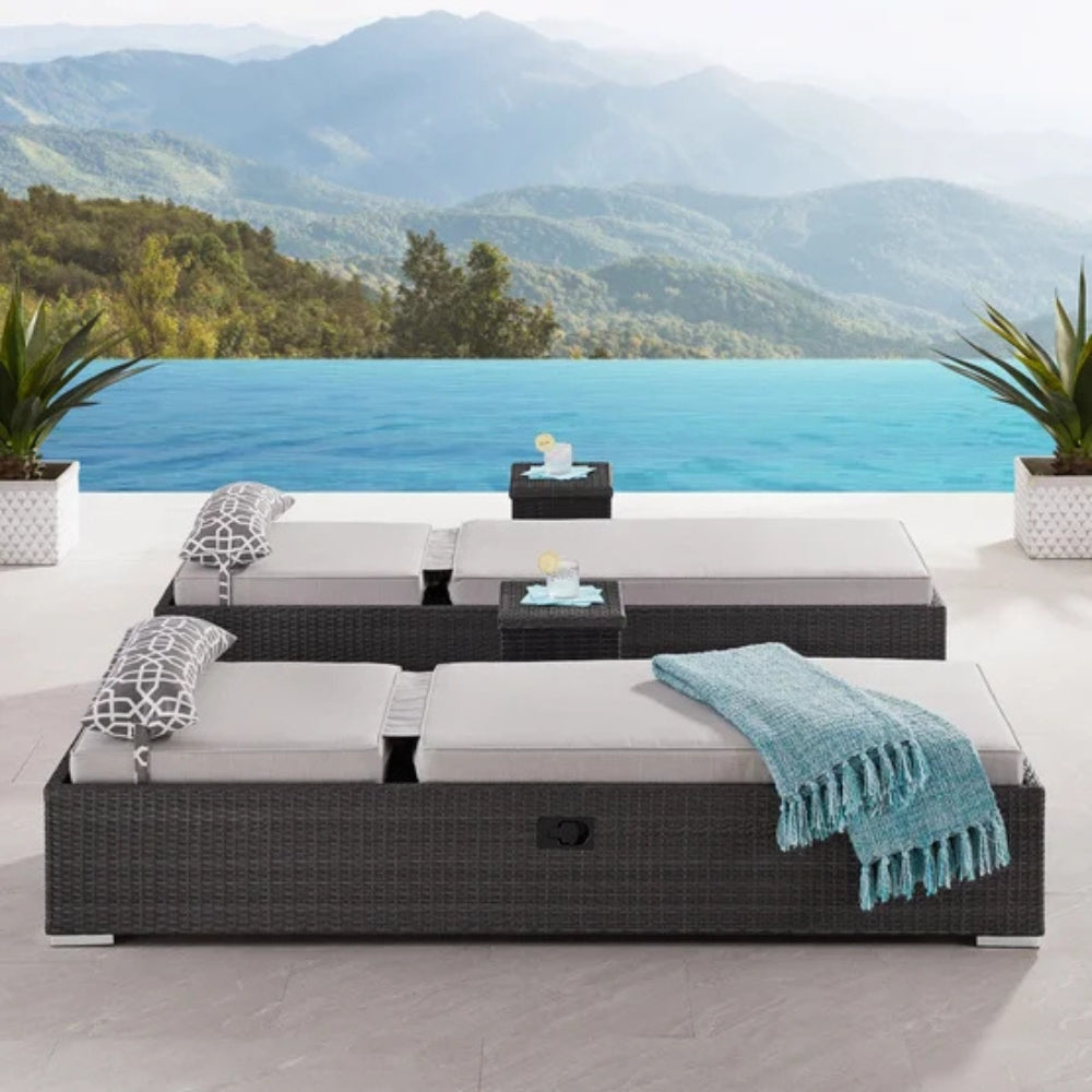 Sirio - Niko Patio Lounge Chair Set, 4 Pieces