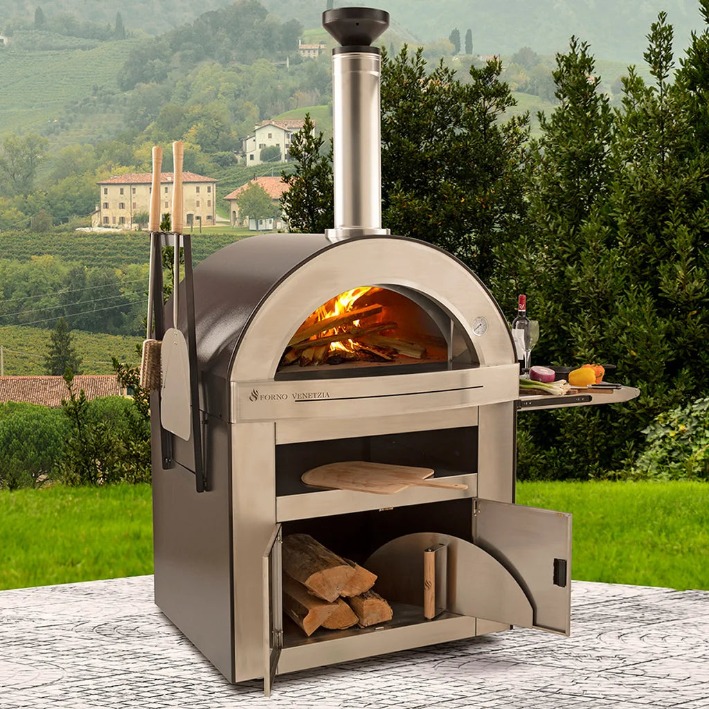 Forno Venetzia - Four à pizza extérieur à bois Torino 510C