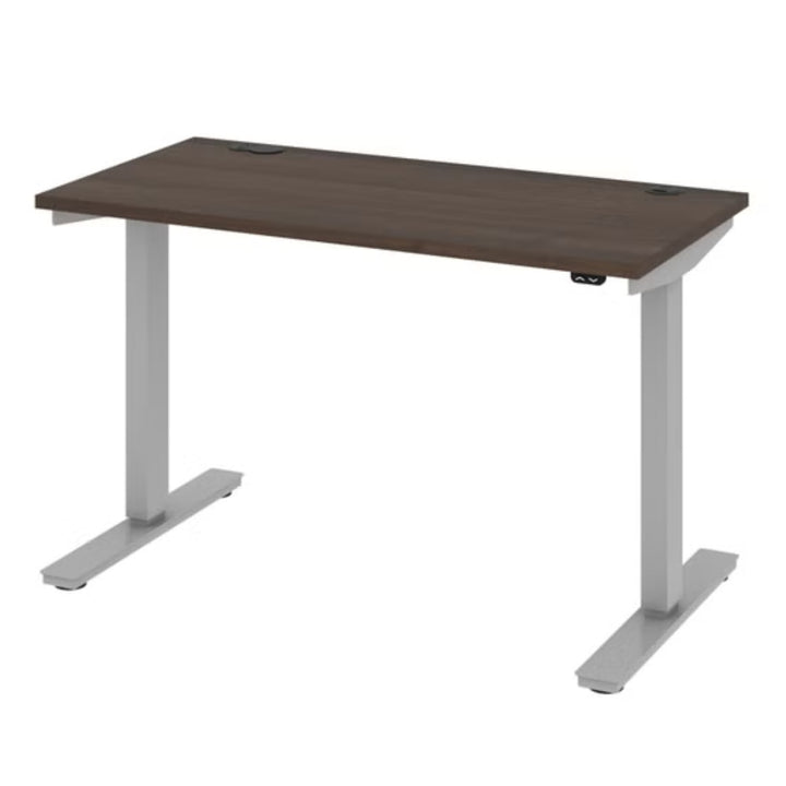 Bestar - Bureau à hauteur réglable de 61 × 122 cm (24 × 48 po)