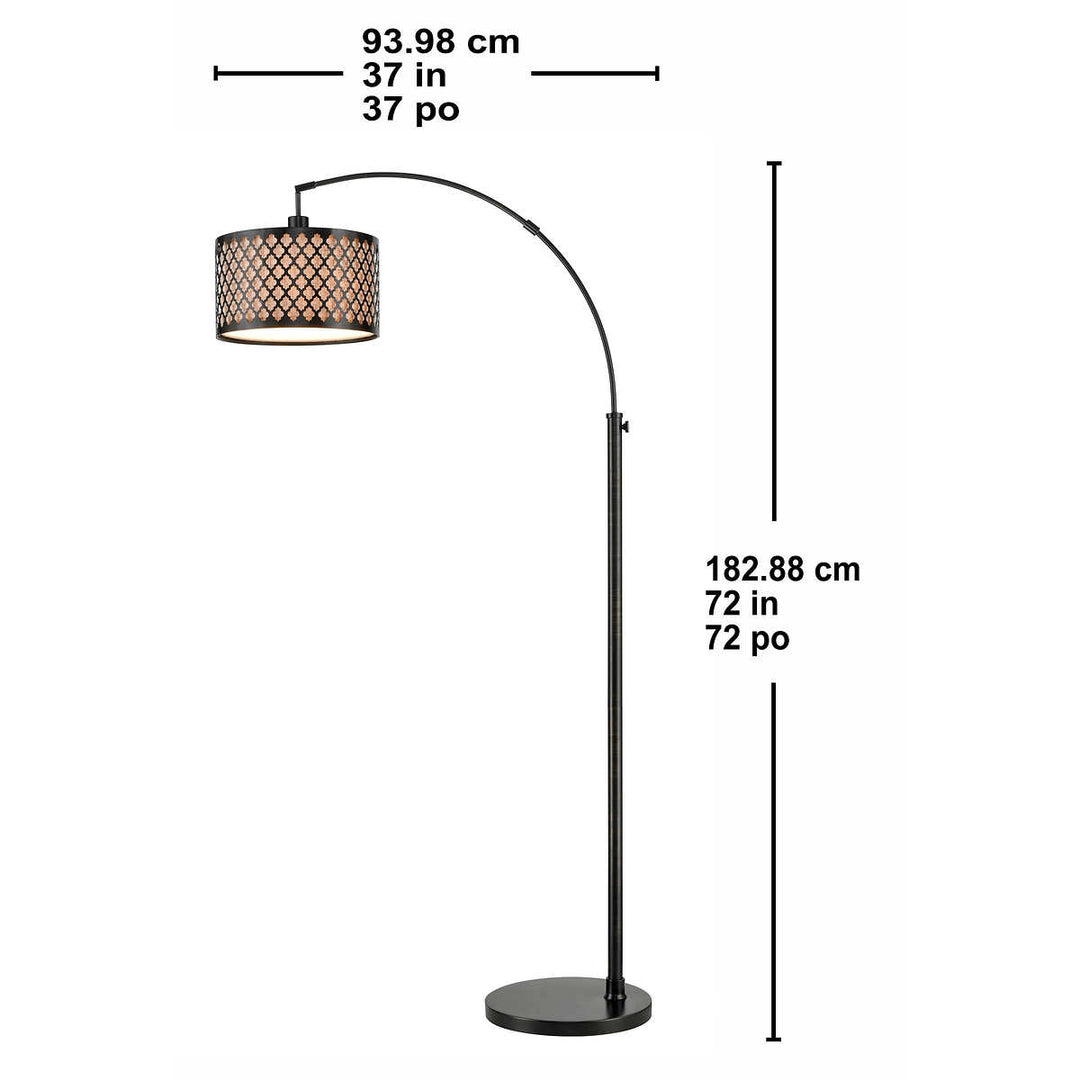 Athena II - Lampe à pied en arc