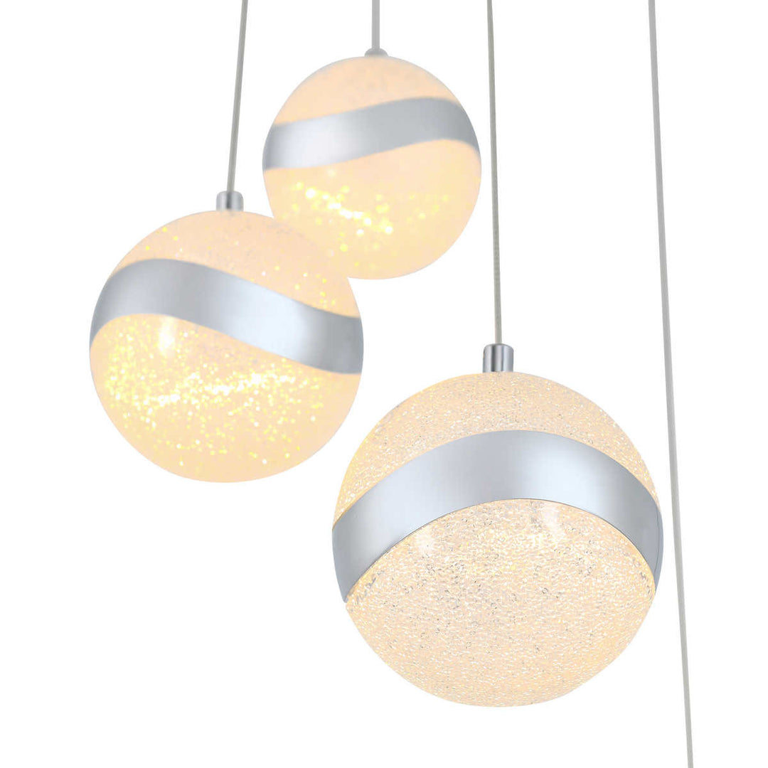 Artika - Luminaire à DEL à 5 lumières Wavey