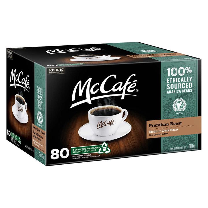 McCafé - Assortiments de Coffee Dosettes K-Cup, 80 unités