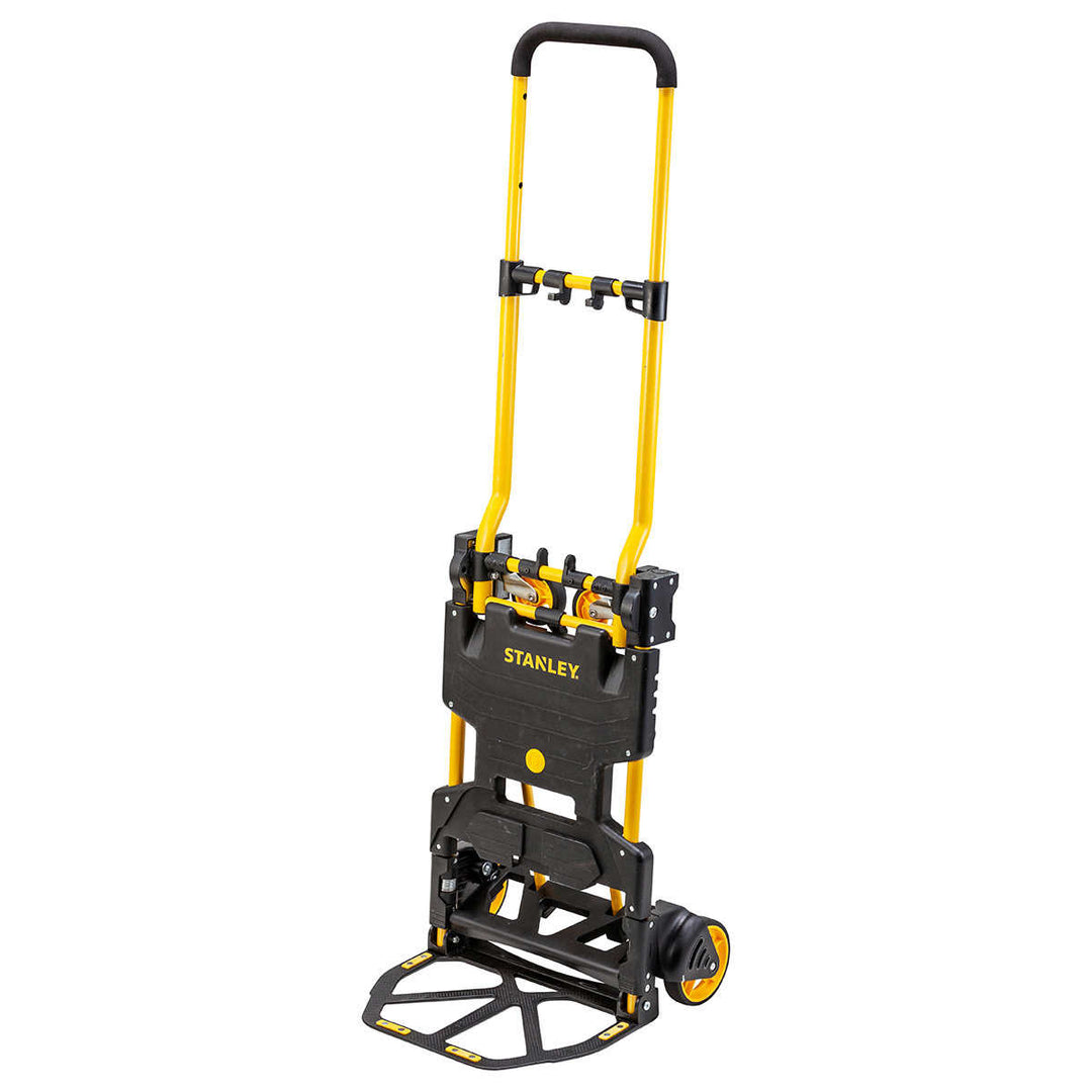 Stanley - 2-in-1 Foldable 4-Wheel Hand Truck with Telescopic Handle