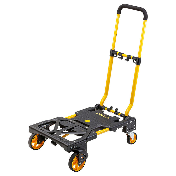 Stanley - 2-in-1 Foldable 4-Wheel Hand Truck with Telescopic Handle