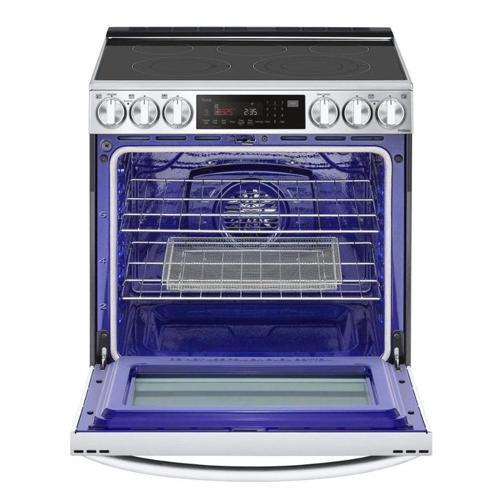 LG - Cuisinière électrique intelligente avec friteuse à air