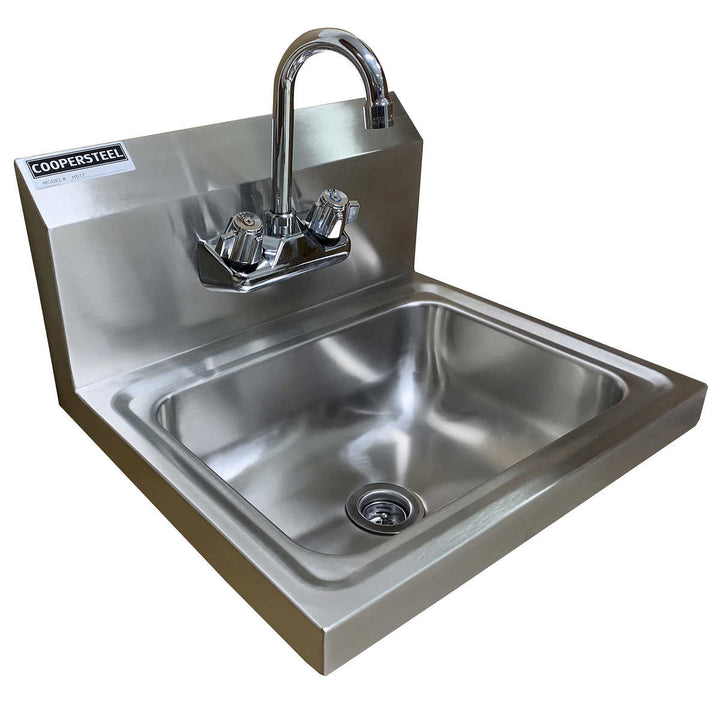 Coopersteel - Washbasin with faucet