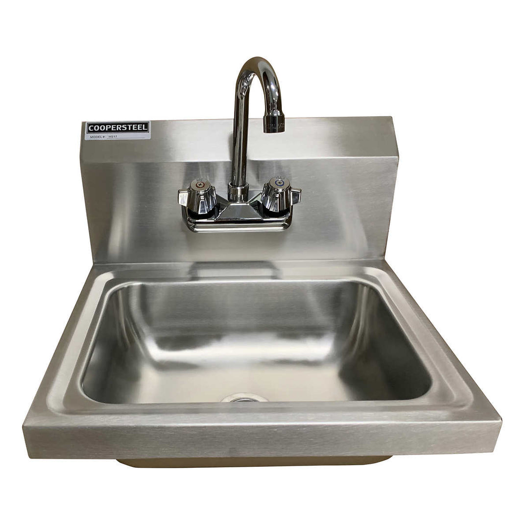 Coopersteel - Washbasin with faucet