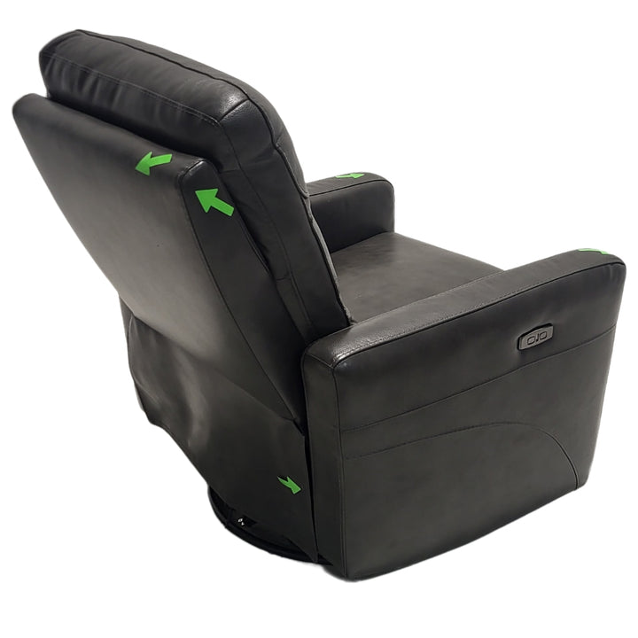 Gilman Creek Furniture Contemporary Swivel Power Recliner