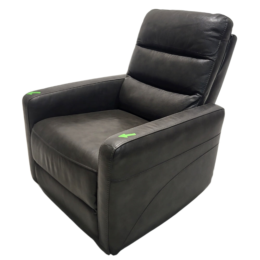Gilman Creek Furniture Contemporary Swivel Power Recliner