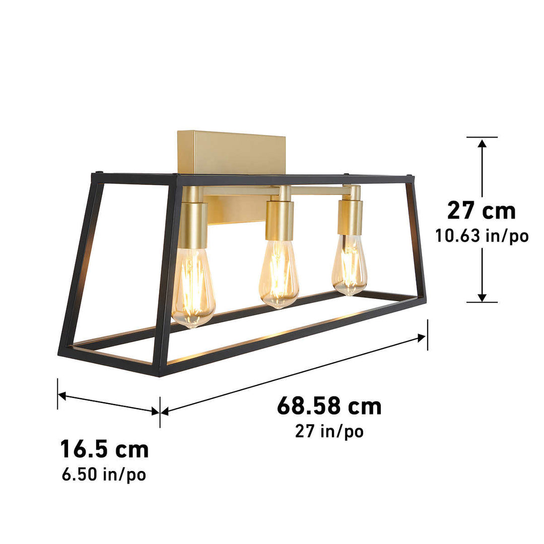 Artika - Luminaire de meuble-lavabo de 27 po