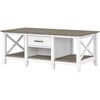 Bush Furniture - Table basse avec rangement Key West