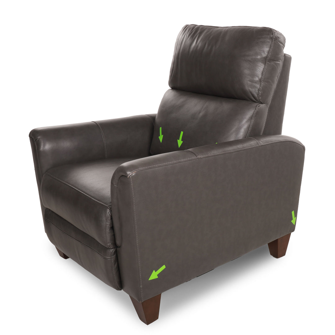 Northridge Home - Fauteuil contemporain inclinable en cuir