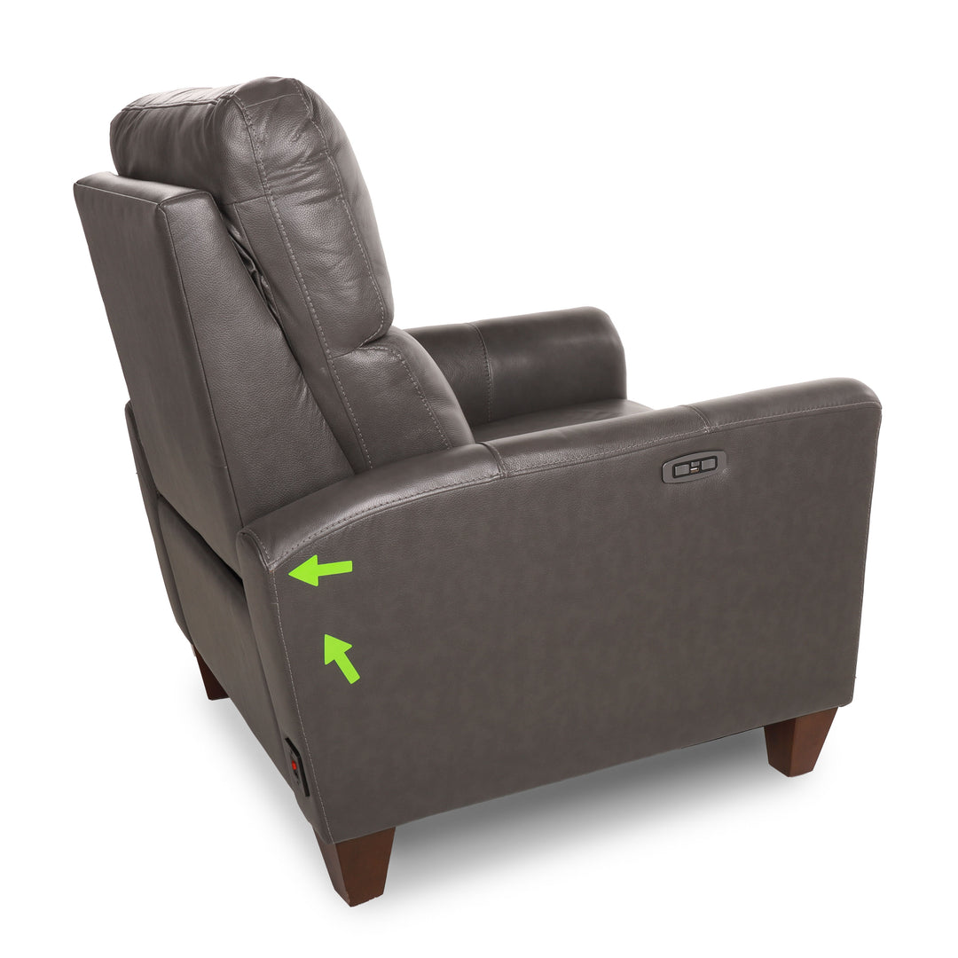 Northridge Home - Fauteuil contemporain inclinable en cuir