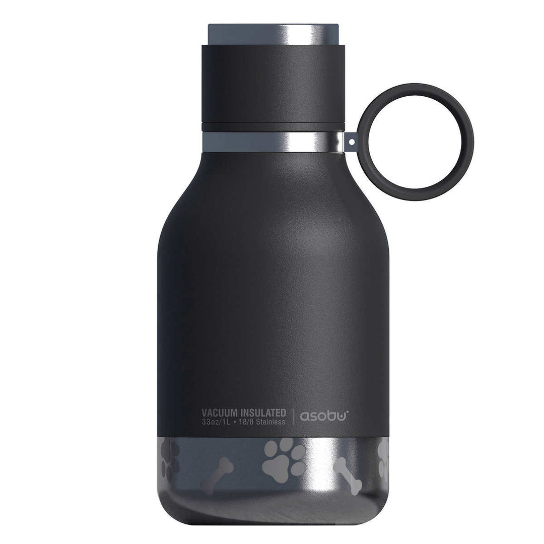 Asobu - Insulated Stainless Steel Water Bottle with Removable Dog Bowl