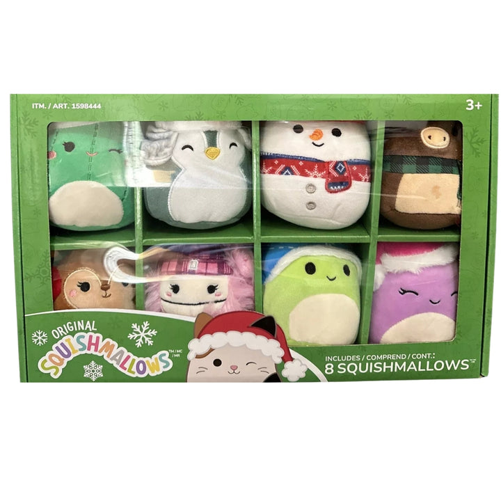 Kelly Toys - Ensemble de 8 peluches Squishmallows multicolore