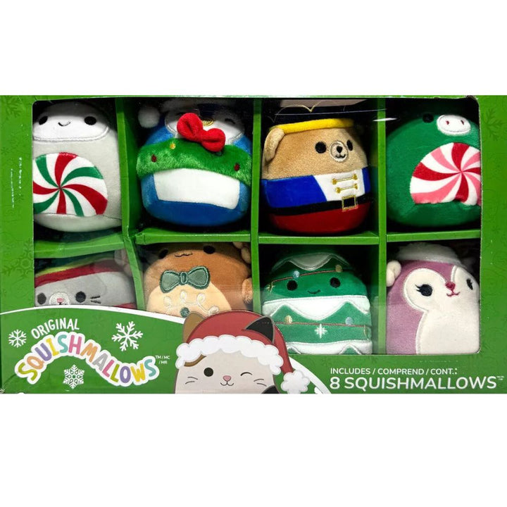 Kelly Toys - Ensemble de 8 peluches Squishmallows multicolore