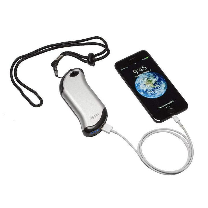 Zippo - Chauffe-main rechargeable avec chargeur portable