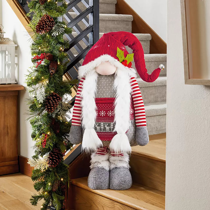 Gnomes en peluche extensible de Noël