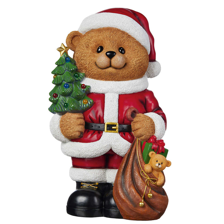 Bear Greeter avec arbre de Noël