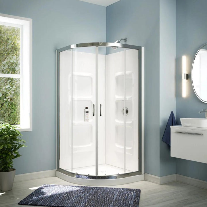 Appolo Alana Neo-Round Shower Door with Base and Walls
