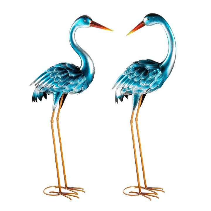Blue Heron Statue - 2-Pack
