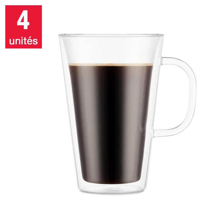 Bodum - Ensemble de 4 tasses à double paroi