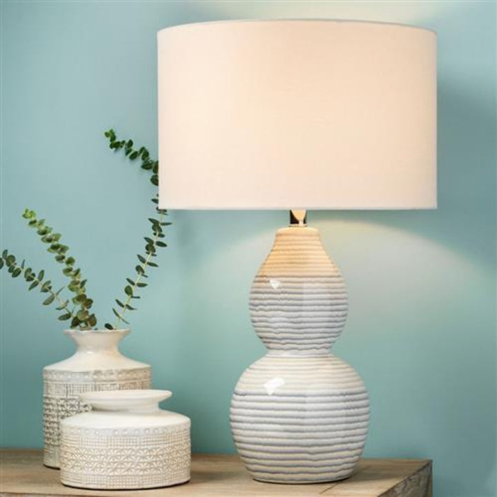 Jamie Young - Lampe de chevet en céramique de Carolinna Coastal Beach