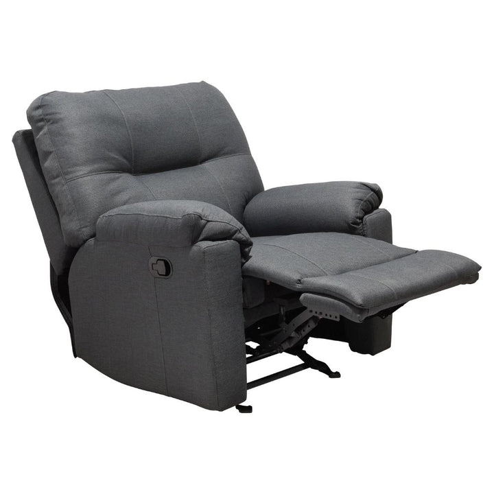 Minhas -  Pulsar fauteuil inclinable manuel moderne, Gris foncé