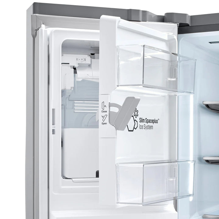 LG - Réfrigérateur 4 portes résistant aux taches de 36 po et 28 pi³