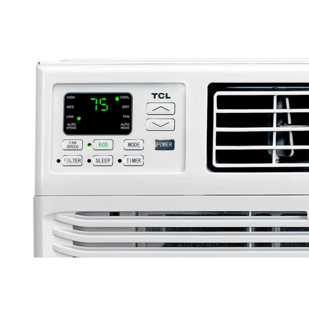 TCL - Climatiseur de fenêtre intelligent de 24000 BTU avec chauffage - H24W34WH