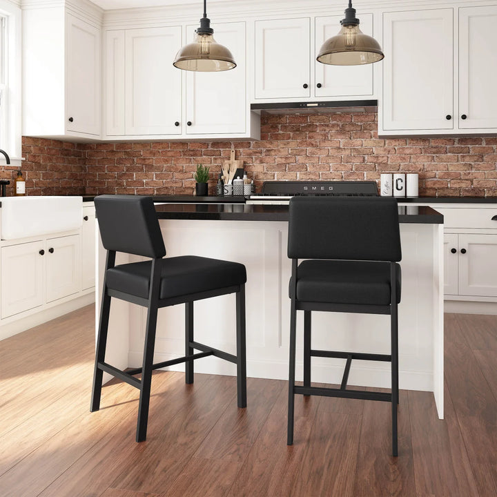 Amisco Avery Counter Stool - Black Base