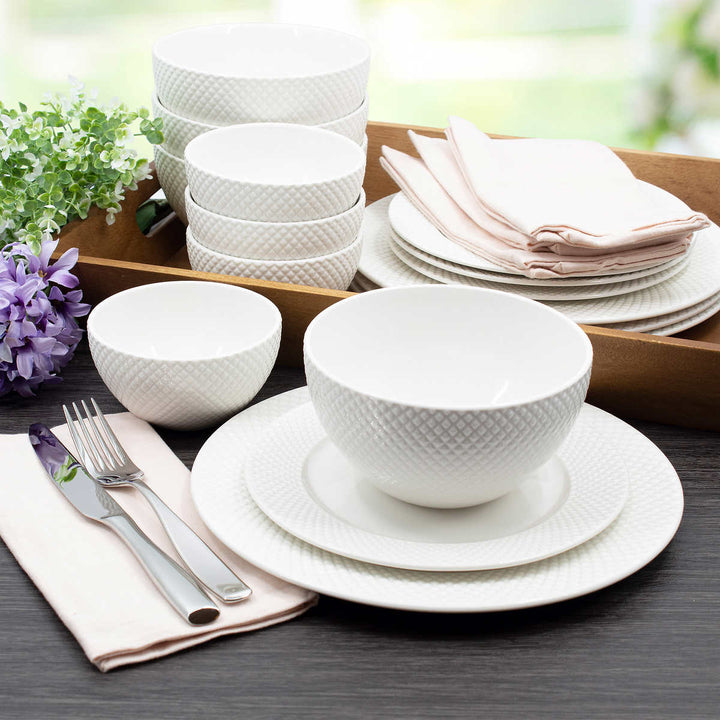 Mikasa Huntington - Porcelain dinnerware set, 16-piece