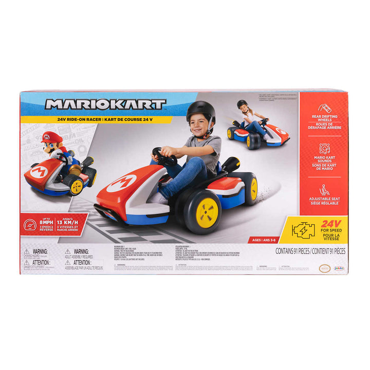 Jakks Pacific - Voiture de course Mario Kart 24V