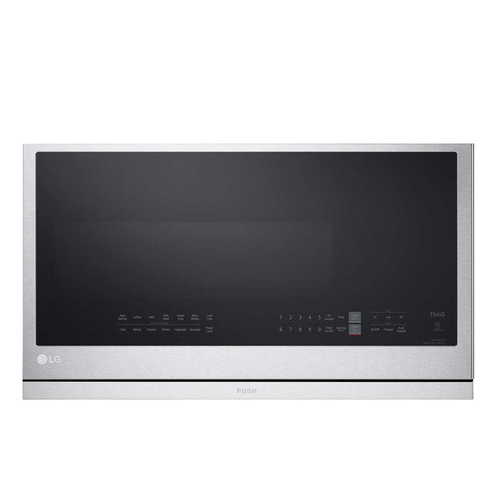 LG - Micro-ondes intelligent avec hotte intégrée de 2,1 pi³