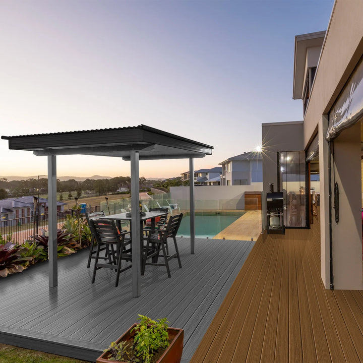 Leadvision - Plancher de terrasse en composite 4 planches