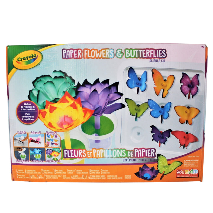 Crayola - Assortiment fleurs et papillons en papier - Kit scientifique