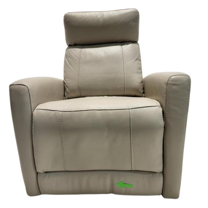 Gilman Creek Furniture Swivel Recliner in Top Grain Leather