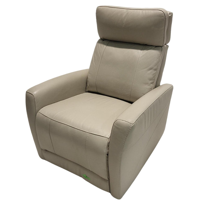 Gilman Creek Furniture Swivel Recliner in Top Grain Leather