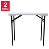 Star Elite - Heavy-Duty Multifunctional Folding Table 86.4 cm (2.8 ft), pack of 2