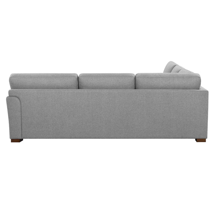 Thomasville Langdon - Sectionnel en tissu 3 pièces avec pouf de rangement