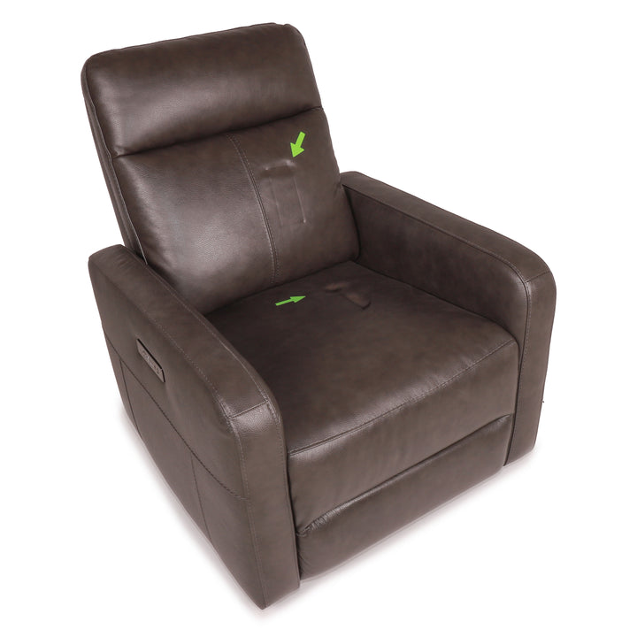 Gilman Creek - Fauteuil inclinable électrique en cuir