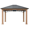 Yardistry - 12 ft × 14 ft Pavilion with Aluminum Roof