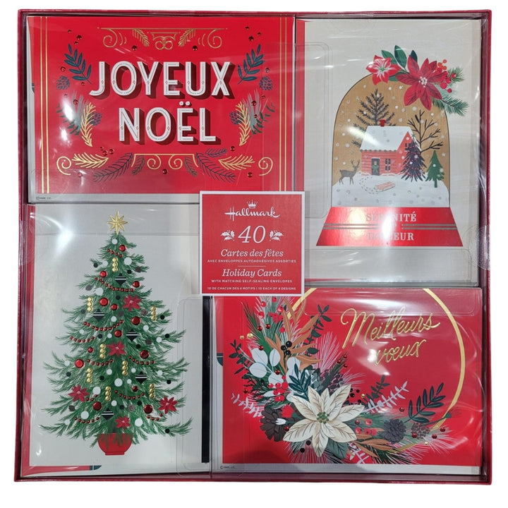 Hallmark - Lot de 40 cartes de Noël